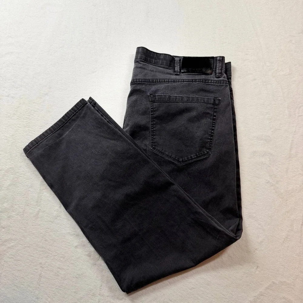 English Laundry Pants Mens 38x29 Charcoal‎ Grey Good Stretch 5-Pocket Chino